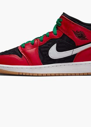 Женские кроссовки найк джордан оригинал nike jordan 1 mid se (gs) dq8418-006