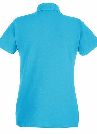 Женская футболка поло, тенниска premium polo lady-fit, 100% хлопок s, zu ультрамарин