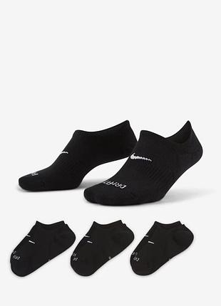 Женские носки найк оригинал nike u nk everyday plus cush footie dh5463-904