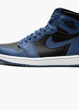 Кроссовки jordan 1 retro high og dark marina blue 555088-404