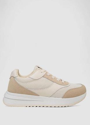 Женские бежевые кроссовки 248rg80 - стильная обувь на каждый день (beige collection) 37, 37