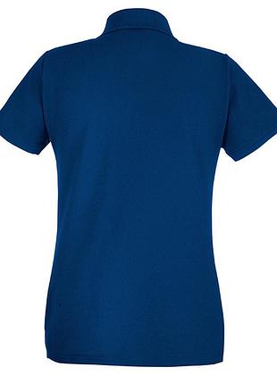 Женская футболка поло, тенниска premium polo lady-fit, 100% хлопок xl, 32 темно-синий