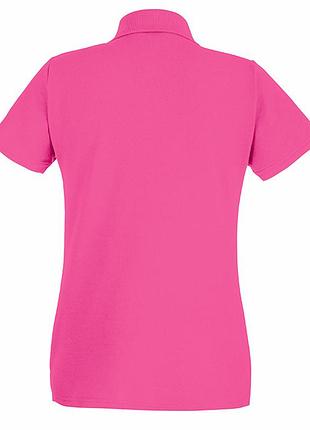 Женская футболка поло, тенниска premium polo lady-fit, 100% хлопок xs, 57 малиновый