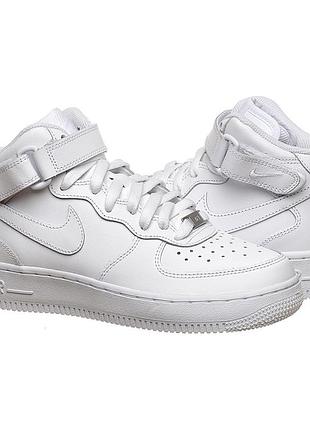 Женские кроссовки стильные повседневные найк оригинал nike air force 1 mid (gs) dh2933-111 37.5