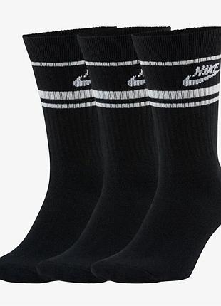 Чоловічі / жіночі шкарпетки найк оригінал nike sportwear essential cq0301-010