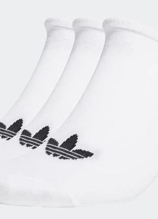 Шкарпетки adidas trefoil liner 3p білий унісекс 43-46