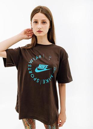Жіноча футболка найк оригінал nike w nsw tee bf prnt su fd4235-220