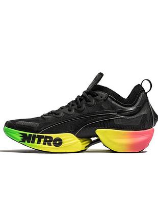 Женские кроссовки стильные повседневные пума оригинал puma fast-r nitro elite futrograde black 380004 02