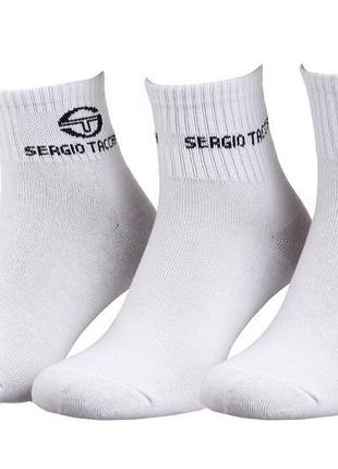 Носки sergio tacchini 3-pack белый уни 39-42 93841544-1