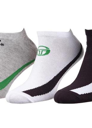 Носки sergio tacchini 3-pack белый, серый уни 39-42 93242541-1