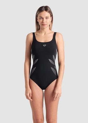 Купальник swimsuit milena wing back 008139-500 arena 38 черный 008139-500