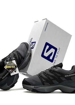 Salomon xt pu_re gtx grey black 45