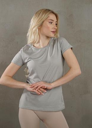 Женская футболка мягкая и легкая iconic 0614320 xl, xw металлик