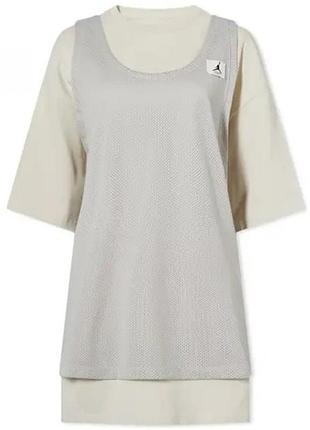 Жіноча футболка найк джордан оригінал nike jordan flight dress dm5192-105