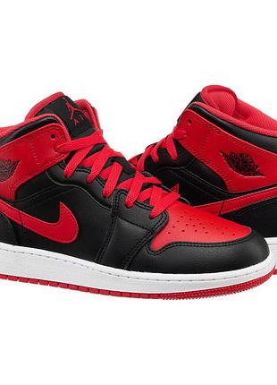 Женские кроссовки найк джордан оригинал nike jordan 1 mid gs (dq8423-060) dq8423-060