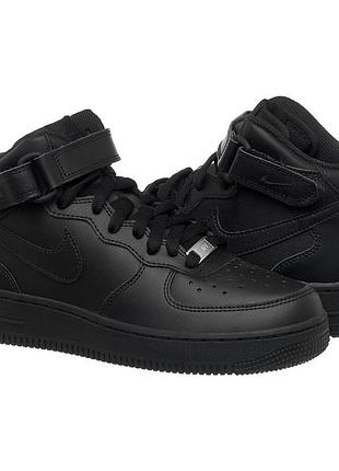 Женские кроссовки стильные повседневные найк оригинал nike air force 1 mid (gs) dh2933-001