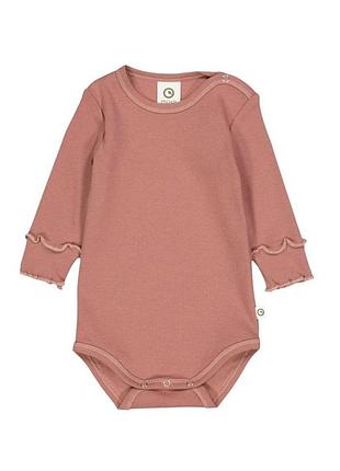 Детское боди для новорожденной девочки green cotton 80 см кофейный (25111216a) 1.5-2 роки, 86 см