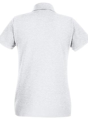 Женская футболка поло, тенниска premium polo lady-fit, 100% хлопок xl, 93 пепельный