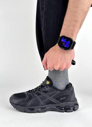 🐻 мужские кроссовки asics gel-nimbus 10.1 all black