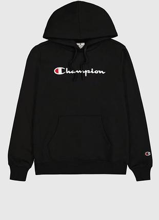 Худи hooded sweatshirt 117529-kk001 champion l черный 117529-kk001 m
