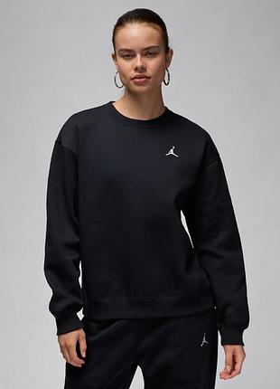Женская толстовка найк джордан оригинал nike jordan w brkln flc po 24 fv7074-010 s
