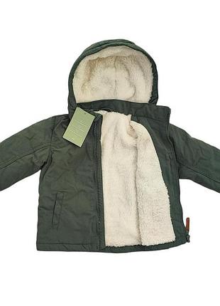 Куртка для хлопчика h&m 74 хакі (00011)