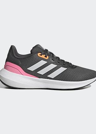 Жіночі кросівки адідас оригінал adidas runfalcon 3 grey/pink hp7564