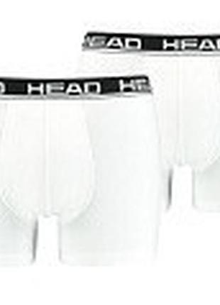 Труси-боксери head basic boxer 2p білий чол l 701202741-013
