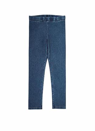 Дитячі легінси для дівчинки h&m 104 см сині (25120508c1)
