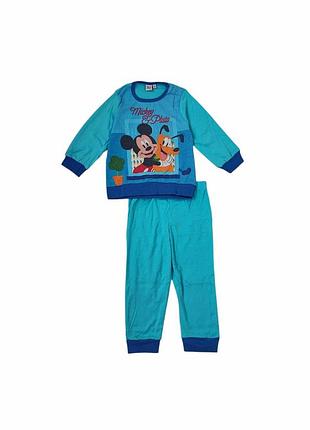 Дитяча піжама для хлопчика disney 86 см бірюзова (25100407b)