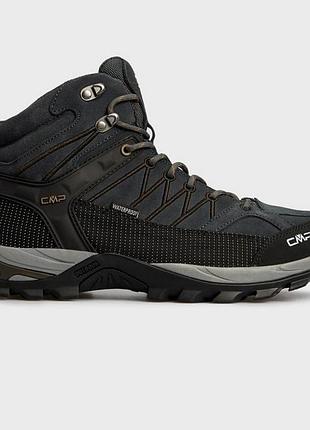Черевики cmp rigel mid trekking shoe wp 3q12947-68uh 2