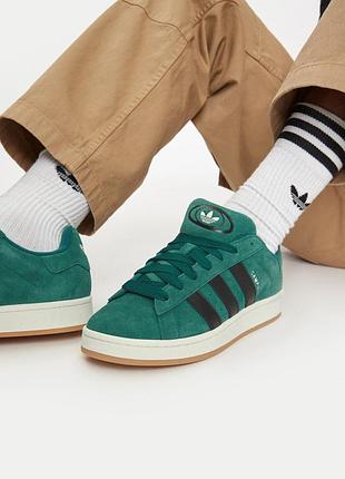 Жіночі кросівки адідас оригінал adidas originals campus 00s green if8763