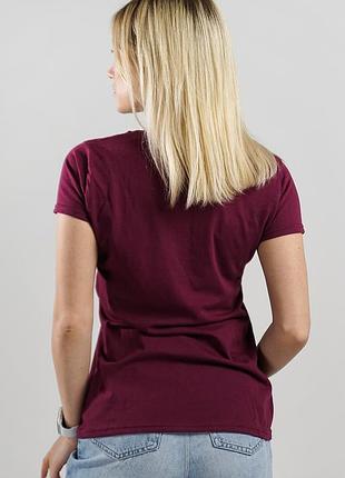 Женская футболка мягкая и легкая iconic 0614320 xl, 41 бордовый