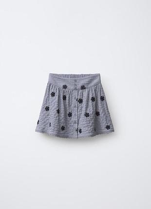 Підліткова спідниця для дівчинки zara 164 см сіра (26021003f)