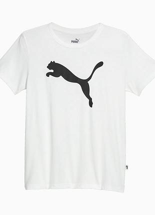 Жіноча футболка пума оригінал puma essentials big cat logo tee 678900 02