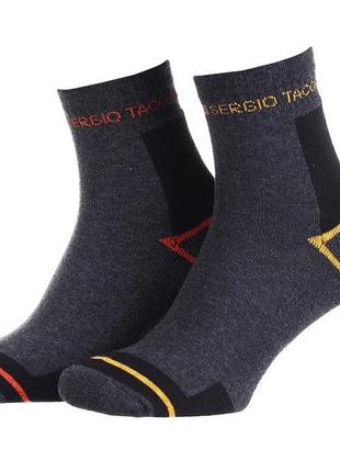 Носки sergio tacchini 3-pack черный, серый уни 36-40 13150761-4