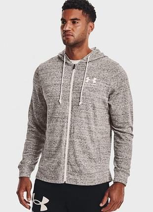 Толстовка ua rival terry lc fz 1370409-112 under armour m серый 1370409-112