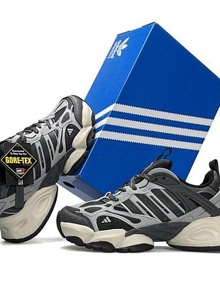 Мужские кроссовки adidas xlg runner deluxe gtx gore tex серые кроссы адидас ранер делюкс на мембране гортекс демисезонные 43