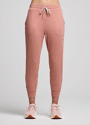Жіночі штани спортивні савконі оригінал saucony triumph pant saw800478-bkh