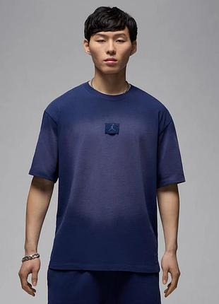 Футболка jordan essentials tie-die (синя) fz1914-410