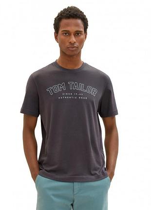 Футболка 1037736-10899 tom tailor xl темно-серый 1037736-10899
