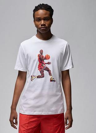 Футболка jordan tee jumpman white fn6000-100