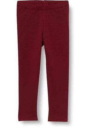 Детские теплые лосины для девочки green cotton 62 см вишневые (2511121131)