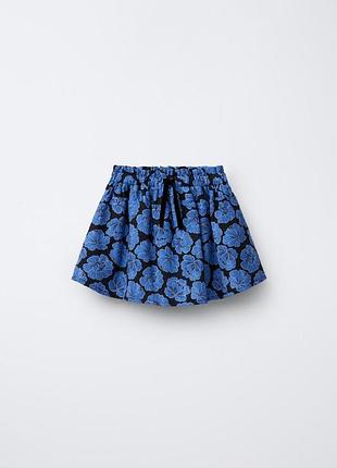 Підліткова спідниця для дівчинки zara 148 см синя (26021010d)