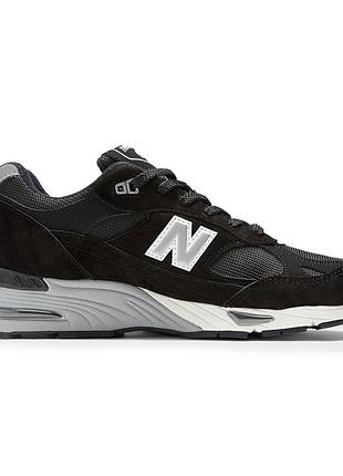 Кроссовки new balance 991 black silver m991eks