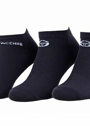 Жіночі шкарпетки сергіо тачіні оригінал sergio tacchini 3-pack чорний жін 35-38 93155067-1