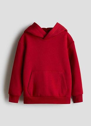 Дитяче тепле худі для хлопчика h&m 92 см червоне (25122205a)