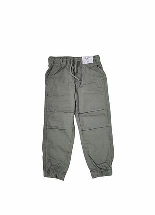 Дитячі джогери для хлопчика h&m 116 см оливкові (25122211e3)