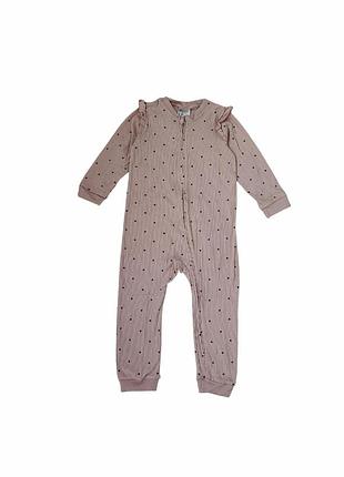 Дитячий чоловічок для дівчинки h&m 104 см світло-рожевий (25121102b2)