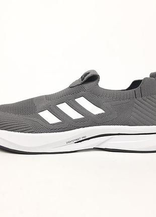 Adidas slip-on lightstreet pro flow тапкие мокасины слипоны